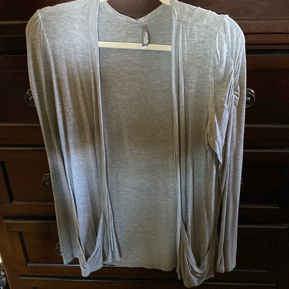 Charlotte Russe gray cardigan